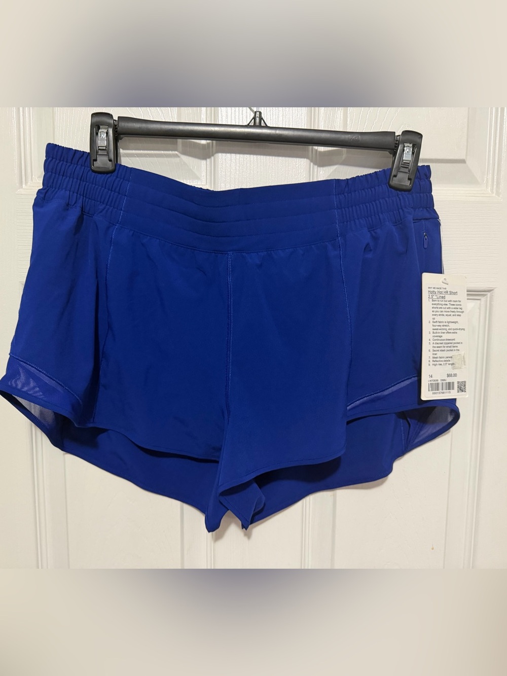 Lululemon Hotty Hot HR Short 2.5” Lined in Deep Sea Blue